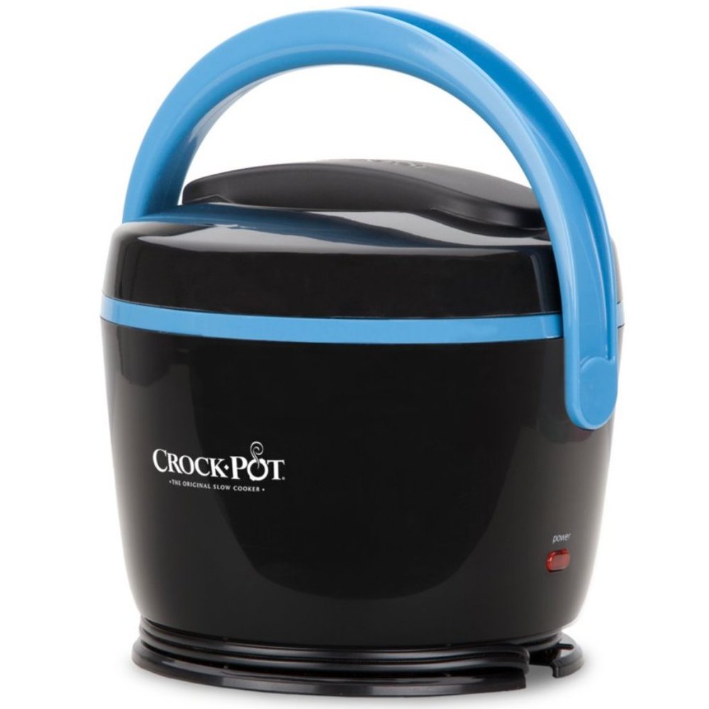 Crockpot Black & Sky Blue Lunch Crock Food Warmer